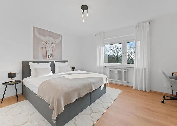 Roomfall Am Kurpark Mit Blick Ins Gruene-Parkplatz-Waschmaschine-Kueche-Wifi