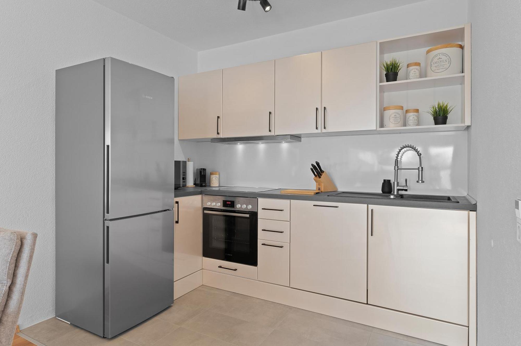 Apartment Roomfall Am Kurpark Mit Blick Ins Gruene-parkplatz-waschmaschine-kueche-wifi Bad Rappenau