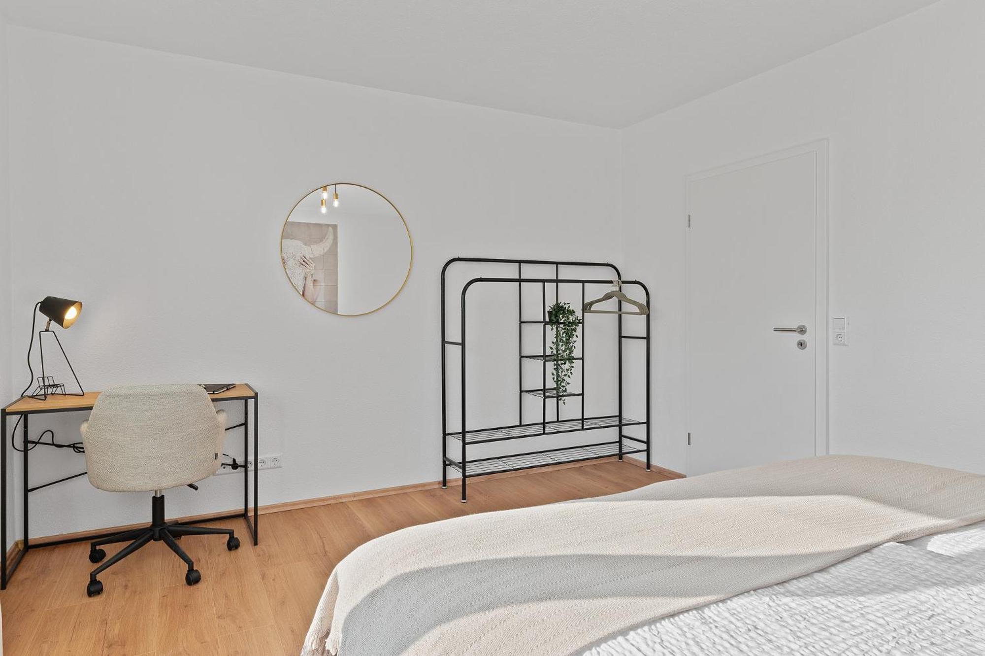 Apartment Roomfall Am Kurpark Mit Blick Ins Gruene-parkplatz-waschmaschine-kueche-wifi *